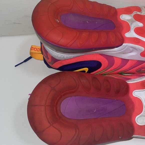 Nike mens shoes Air Max 270 React men’s 270 crimson orange size 9 CD0113 - Picture 9 of 10